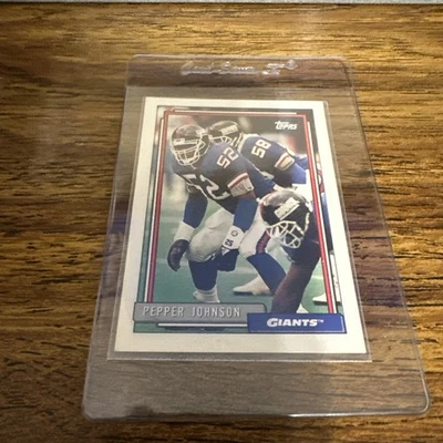 1992 Topps - Pepper Johnson #127 - Image 1 of 2