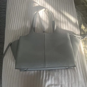 Celine Schultertasche klein grau Leder - Bild 1 von 6