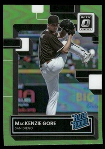 2022 Donruss Optic Lime Green #107 MacKenzie Gore RR - BB - Picture 1 of 2