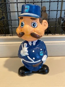 Vintage ALPS Japan Wind-Up Bobblehead Police (Bobby) Toy Works Very Rare - Picture 1 of 8