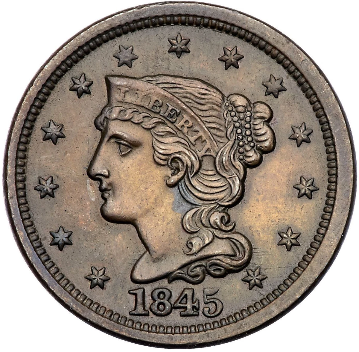 N 1845 Penny for sale | eBay