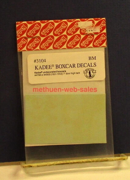 Decals~HO~Kadee~3104~B&M~Boston & Maine~Boxcar~Minuteman~OOP - Image 1 of 1