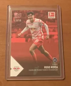 2021 TOPPS NOW BUNDESLIGA #56 HUGO NOVOA (RC) - NUMBERED 13/99 RED PARALLEL - Bild 1 von 2