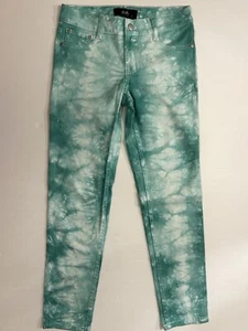 Dotti Denim Green Tye Dye Stretch Jeans Size7 - Picture 1 of 8