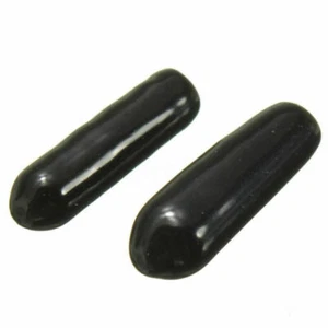 50pcs 3mm Black Rubber Aerial Antenna Caps RC Accessories End Plug Tube Cover - Picture 1 of 7