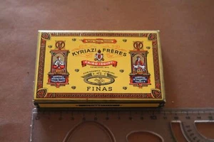 eine alte Zigarettenschachtel- Kyriazi Fréres Finas -groß - Alter ?? - Bild 1 von 3
