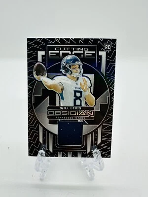 2023 Panini Obsidian Will Levis RC Cutting Edge Electric Etch Patch /199 - Image 1 of 2