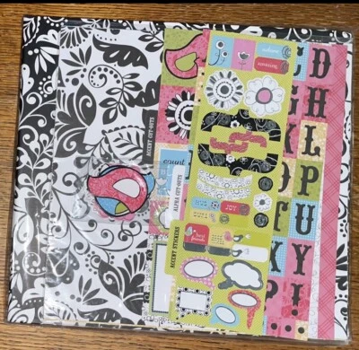 New NIP Unbranded Memory Scrapbook Album 12x12 Photo Book W/ Stickers Floral - Image 1 of 4