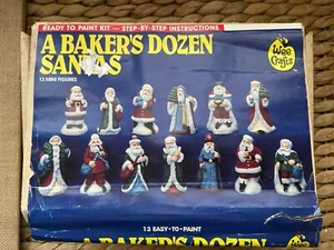 Vintage Wee Crafts A Baker's Dozen Santa's (13) - Bild 1 von 9