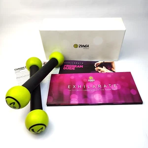 Zumba Fitness Exhilarate Body Shaping System 7 DVD Set Complete With Weights - Picture 1 of 19