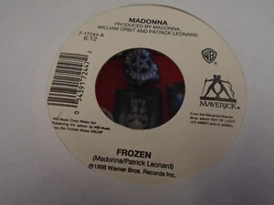 MADONNA Frozen / Shanti/Ashtangi 45 RPM 1998 Warner VG+ synth pop William Orbit - Picture 1 of 2