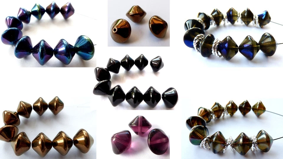 12(mm) CZECH GLASS SAUCER ROUND DISC SPACER BEADS FOR JEWELLERY MAKING -10 (PCS) - Image 1 of 1