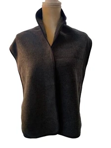 Jennifer Moore Vintage Winter Neck Warmer Scarf Gray Fleece 1980's - Picture 1 of 6