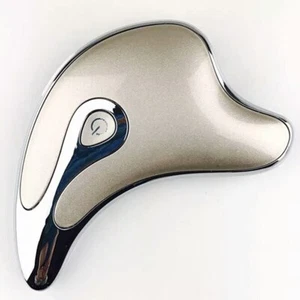 Gua Sha Scraper Massaggiatore Viso Sollevamento Viso Luce LED Dimagrante Microcorrente Sci - Foto 1 di 5