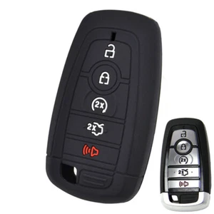 For Ford Explorer Edge 5 Button Remote Car Key Fob Silicone Case Cover Holder - Picture 1 of 8