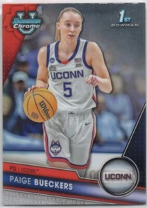 PROMO INSERT CARD-WOMEN'S BASKETBALL-NCAA-PAIGE BUECKERS-UCONN-CHROME-2024-TOPPS - Picture 1 of 2