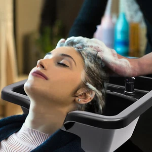 Champú de peluquería tazón ABS profundo tazón salón de belleza peluquería equipo para el cabello - Imagen 1 de 15