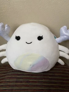 Squishmallow 8" MAGELA die WHITE SEA LIFE CRAB Neu mit Etikett Kellytoy SEHR SELTEN BRANDNEU - Bild 1 von 3