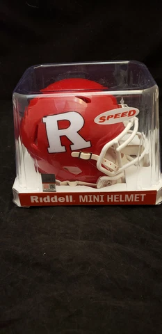 RUTGERS SCARLET KNIGHTS  MINI HELMET RIDDELL NEW IN BOX Cover