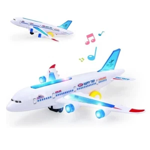 Electronic Aeroplane Toy With Lights and sound.Perfect for a gift for kids - Picture 1 of 6