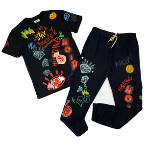 Herren Maison Noir 100 % AUTHENTISCH 2p Set Größe Medium mehrfarbig T-Shirt & Hose - Bild 1 von 11