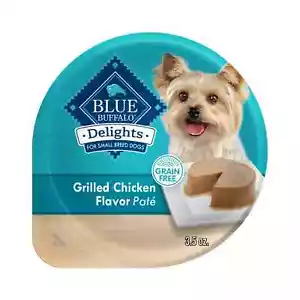 Blue Buffalo Delights (29-PACKS) Small Breed Wet Dog Food - Grilled Chicken Pate - Picture 1 of 5