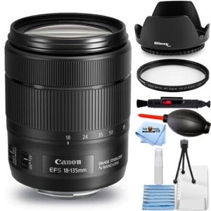 Canon EF-S 18-135mm f/3.5-5.6 IS USM Lens - UV Filter Bundle New in White Box - Picture 1 of 3