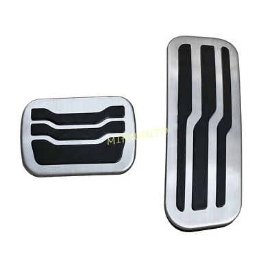 For 2011-2019 Ford Explorer No Drill Steel Brake Gas Pedal Cover Accessories - Image 1 of 4