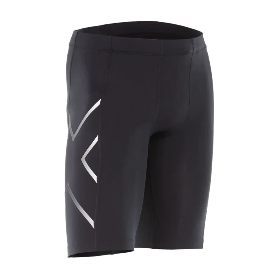 GREAT BARGAIN | 2XU Mens Compression Shorts - Black/Silver (MA3851) - Image 1 of 3