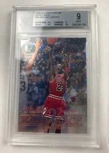 Michael Jordan 1999 Topps Chrome Back 2 Back BGS 9 Beckett Grading Services - Picture 1 of 2