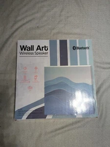 Wall Art Wireless Bluetooth Speaker Modern Brand New Waves Style - Picture 1 of 6