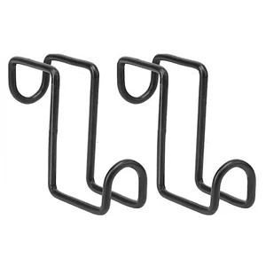 Gancho de tachuela de 4 pulgadas de 2 piezas ganchos de brida de riel cubo de agua para caballos de alta resistencia - Imagen 1 de 6