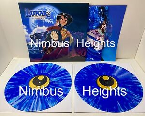 Bande-son disque vinyle bleu éternel Lunar 2 VGM OST Sega CD PS1 Working Designs