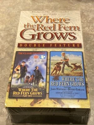 Where The Red Fern Grows Double Feature VHS New Sealed  - Image 1 of 3