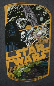 Retro Star Wars Classic Darth Vader Star Wars T-Shirt Neu Gr. LG Etikett - Bild 1 von 2