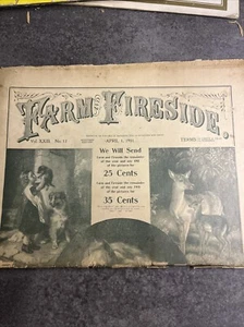 BCG 1901 Farm And Fireside Paper Springfield Ohio Apr 1 Vol XXIII No. 13 Crowell - Picture 1 of 11