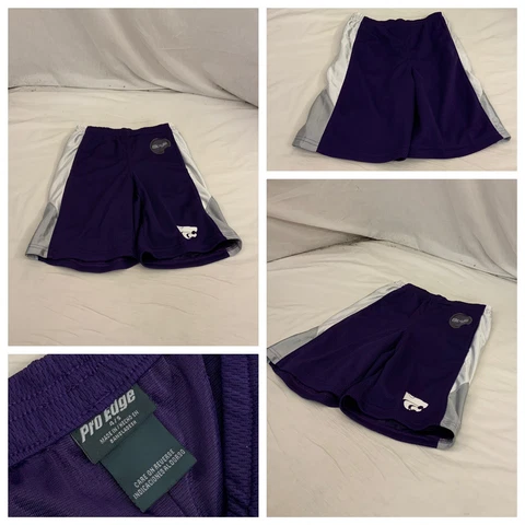 Kansas State Wildcats Shorts Boys 4/5 Purple 100% Polyester YGI Y1-578 Cover
