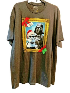 CAMISA XXL STAR WARS NUEVA CON ETIQUETAS 2XL FELIZ NAVIDAD DARTH VADER - Imagen 1 de 6