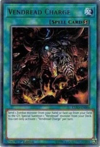 Vendread Charge - EXFO-EN084 - CASI NUEVO/VLP - Raro - 1ª edición - Yugioh - Imagen 1 de 1