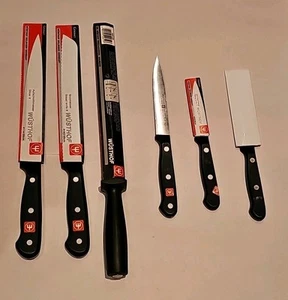lot of 7 Wusthof Classic Gourmet 4011/8cm 4022 4045/12cm 4143/20cm 4114/20 4461 - Picture 1 of 22