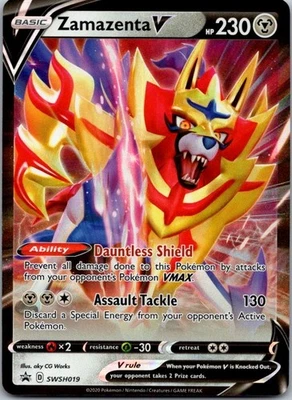 Zamazenta V Promo SWSH: Sword & Shield Promo Cards SWSH019 LP NM-LP - Image 1 of 2