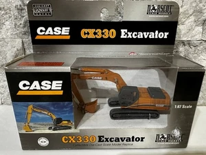 CASE CX330 Excavator 1:87 Die-Cast Norscot Model Collectible Movable Tracks NOS - Picture 1 of 6