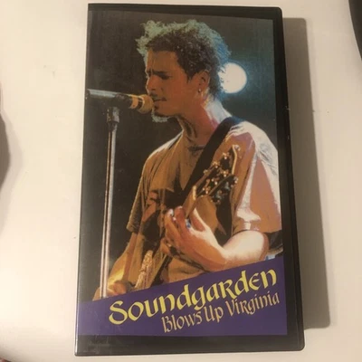 Rare Soundgarden VHS Fairfax VA 11/20/96 Live Concert Rock - Image 1 of 4
