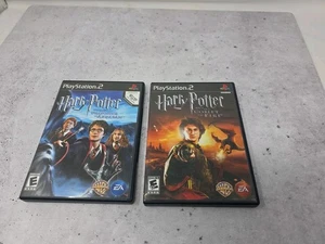 Harry Potter PS2 Lote Cáliz de Fuego y Prisionero de Azkaban Sin Manuales - Imagen 1 de 3