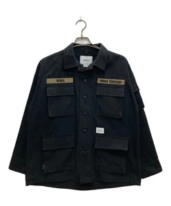 WTAPS JUNGLE LS/NYCO.RIPSTOP.CORDURA Size: 01 Black Men 202WVDT-SHM01 - Picture 1 of 8