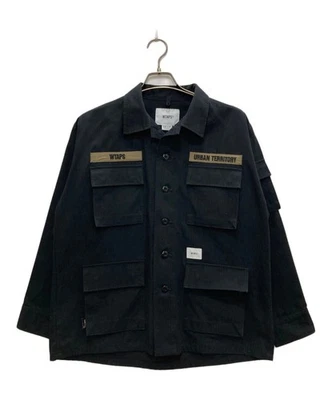 WTAPS JUNGLE LS/NYCO.RIPSTOP.CORDURA Size: 01 Black Men 202WVDT-SHM01 - Image 1 of 4