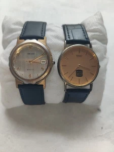 Lote de 2 Relojes de Cuarzo Seiko Vintage Japón Funcionando Nuevas Correas Burger KING - Imagen 1 de 24