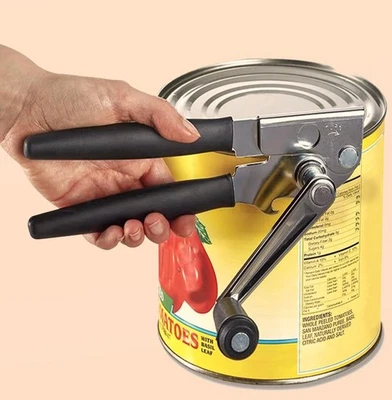 Abridor de latas de alta resistencia con imán - Manual abrelatas comercial para personas mayores, Ha Foto 1 de 4