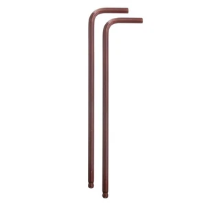 2pcs Ball End Hex Key Wrench 9/64" Long Arm S2 Steel L-Shape Hexagon Wrenches - Picture 1 of 7
