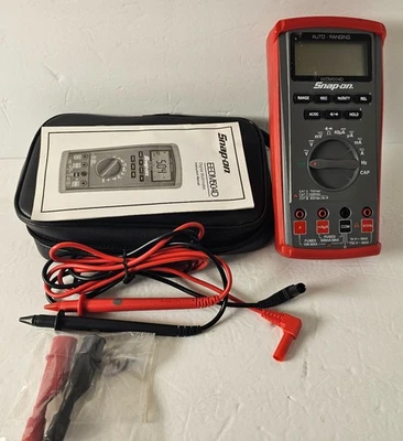 Цифровой мультиметр Snap-On с выводами, корпусом и зажимами Alligator EEDM504D - Изображение 1 из 4